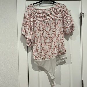 Free people floral body suit